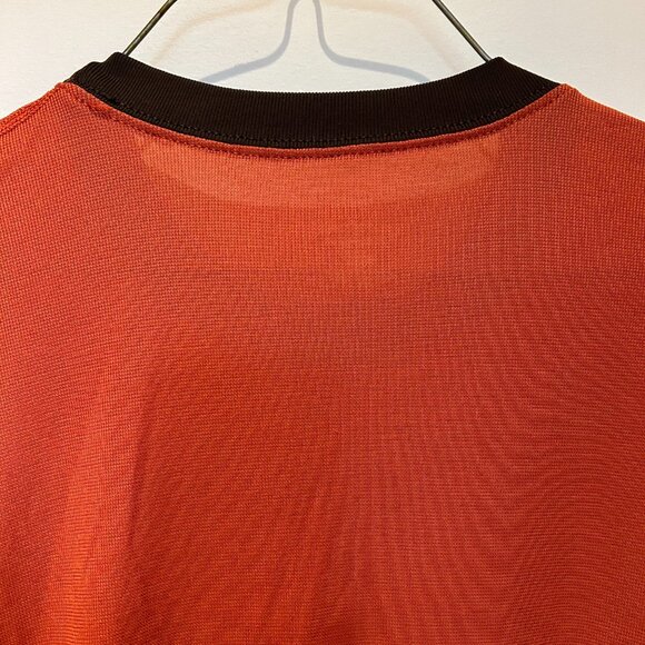 Patagonia Capilene Size L Large Short Sleeve T Shirt Men Orange Stretch - Picture 7 of 16